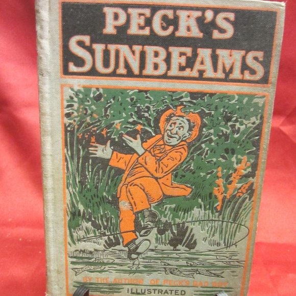 ANTIQUE 1900'S PECK'S SUNBEAMS, BY GEO W PECK, HC BOOK - Picture 1 of 8
